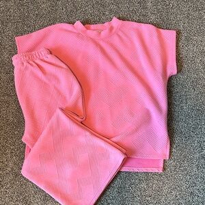 Cozy Pink Textured Set